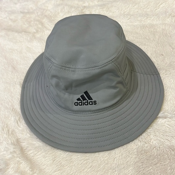 Adidas Aeroready Bucket Hat UPF 50 Gray OS  Unisex - Picture 1 of 9